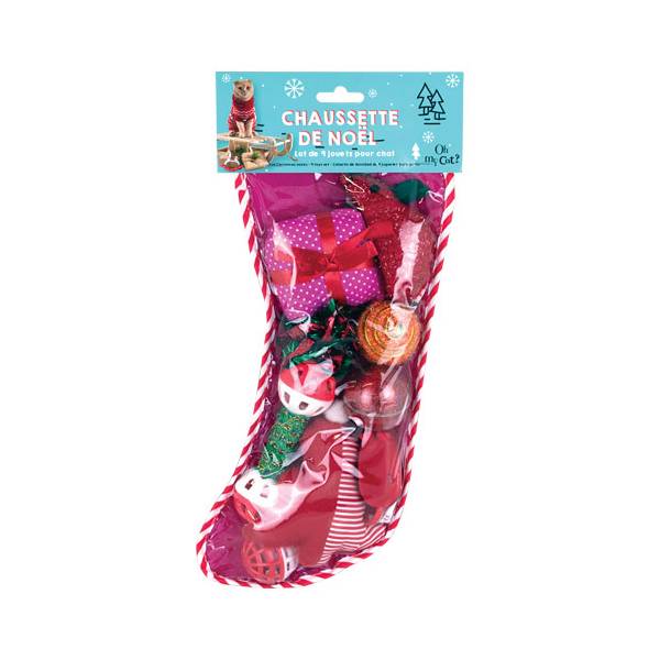 chausette de noel 9 jouets chats