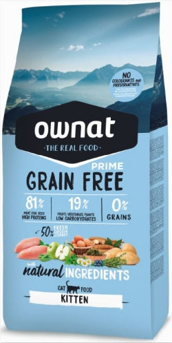 OWNAT PRIME GRAIN FREE POUR CHATON