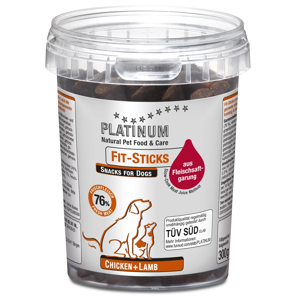 Platinum Click-Bits Chicken + Lamb 300g